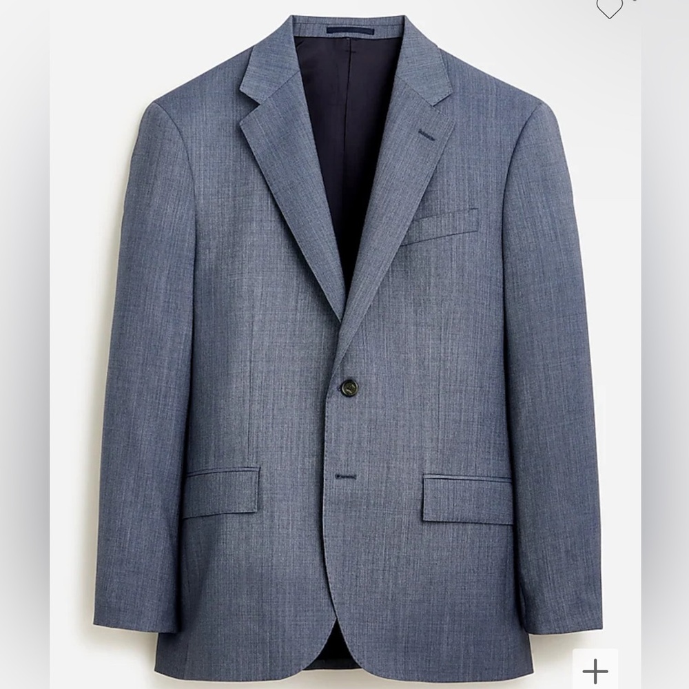J. Crew Crosby Classic-fit suit jacket in Italian stretch worsted wool blend